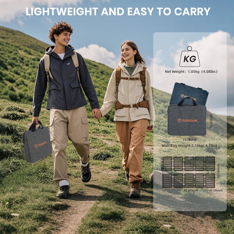 FlexSolar 4-in-1 smart cable enabling universal device charging