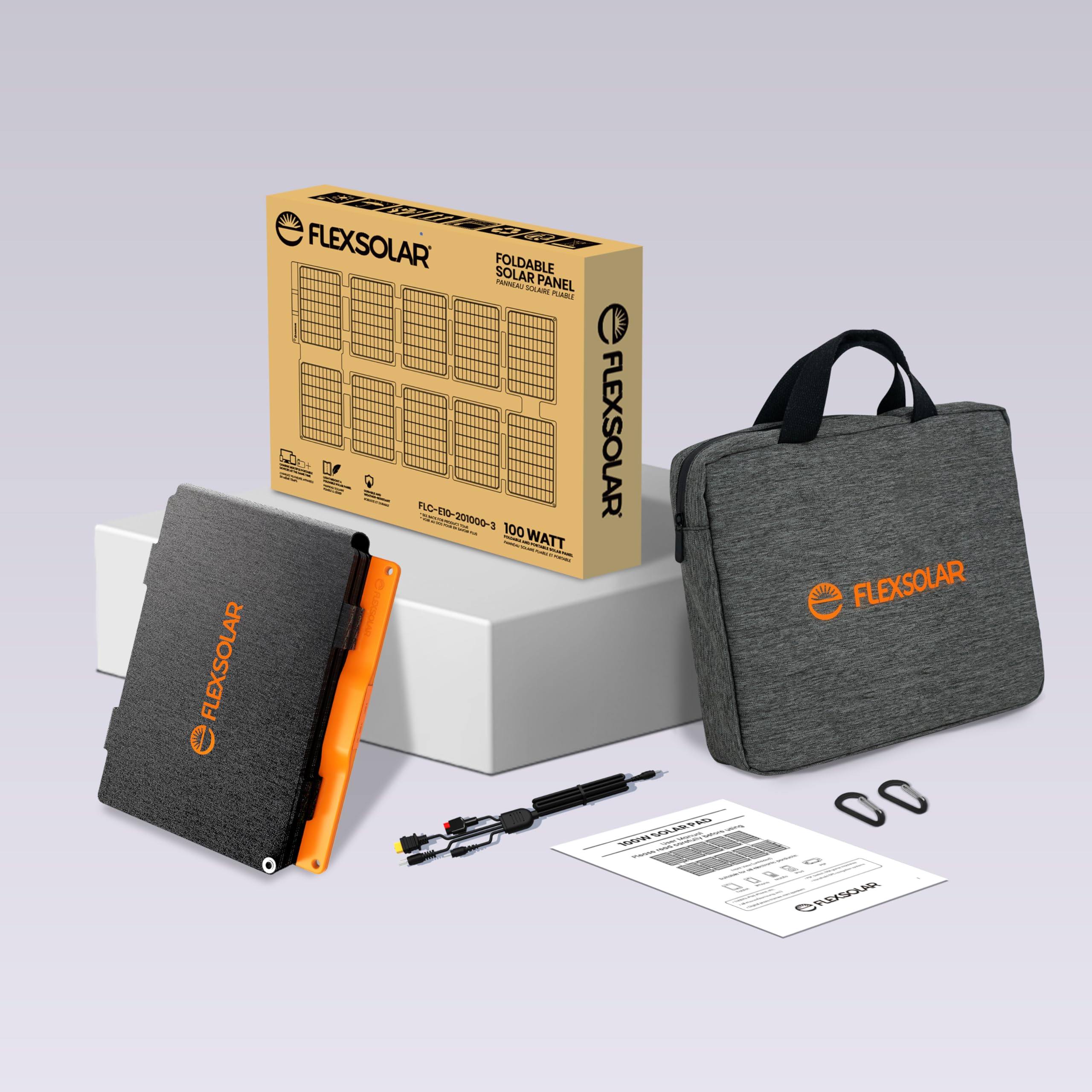 FlexSolar secure backpack attachment for rugged hikes