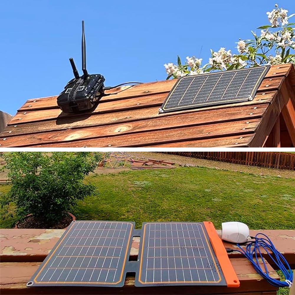 LED indicator on FlexSolar shows charging status clearly.