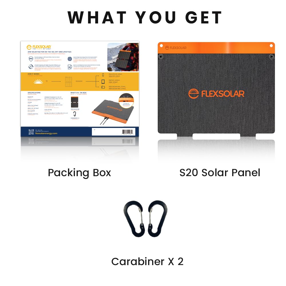 Note: no built-in battery storage; pair with power bank.