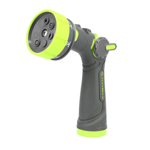 Flexzilla 7-pattern nozzle jet view showing direct spray for tough cleaning