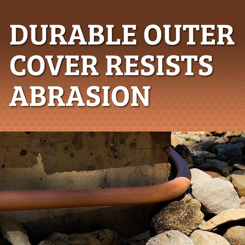 Flexzilla remains flexible in extreme weather for reliable use outdoors.