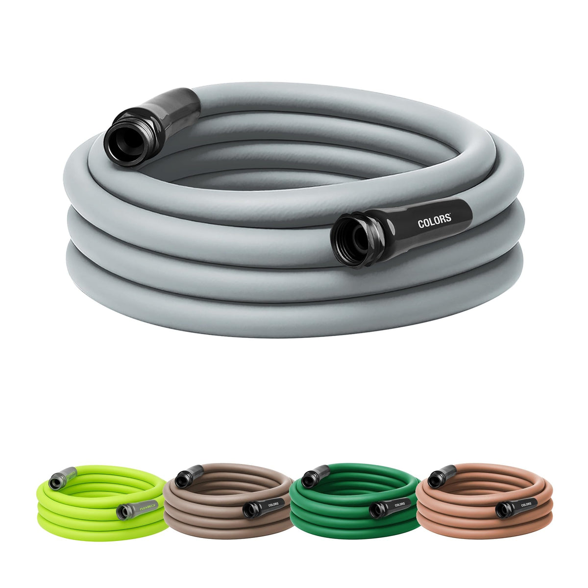 Flexzilla Colors garden hose slate gray for easy all weather watering