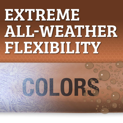 Earth-tone colors blend with lawns and gardens.