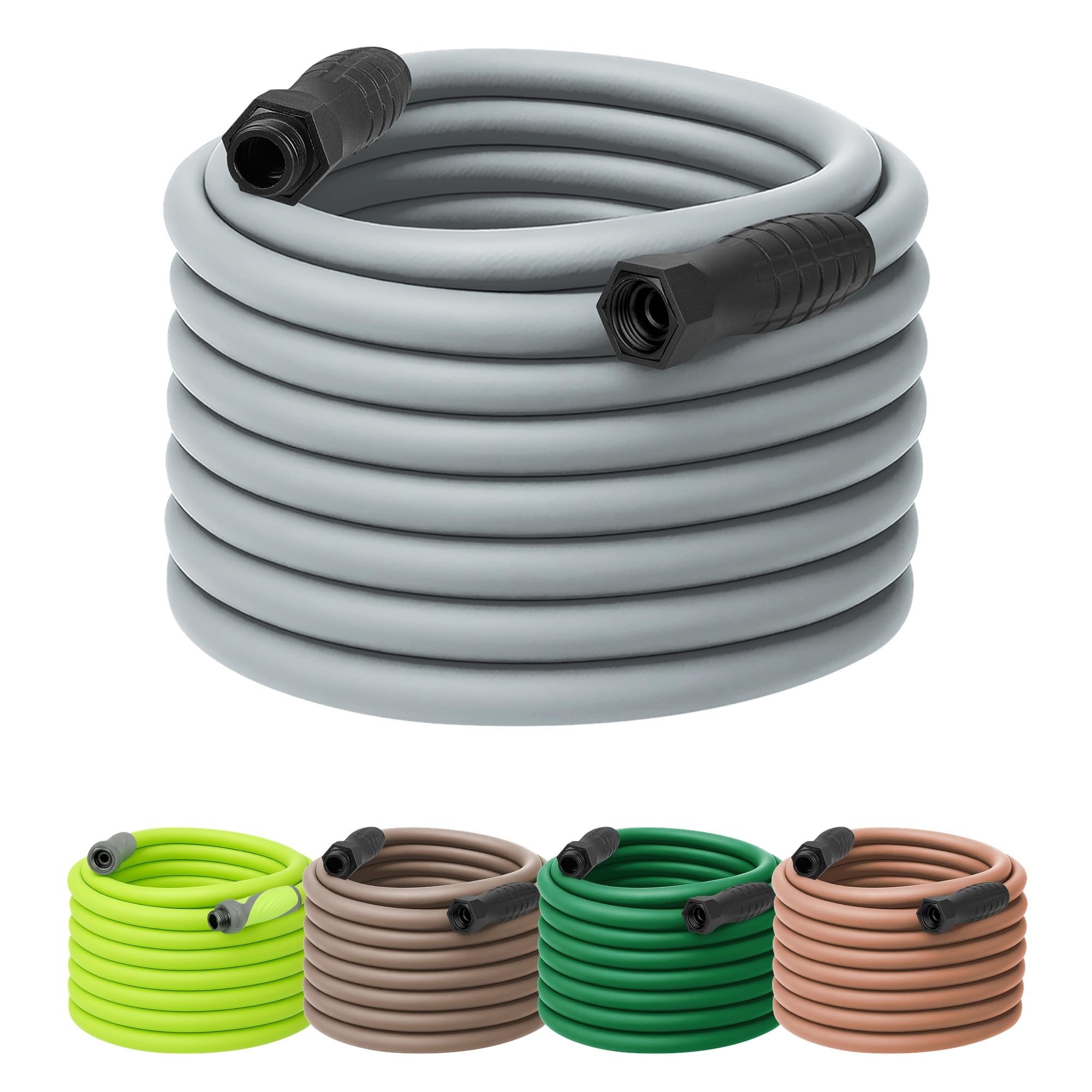Flexzilla Colors SwivelGrip connection enables easy, kink-free setup.
