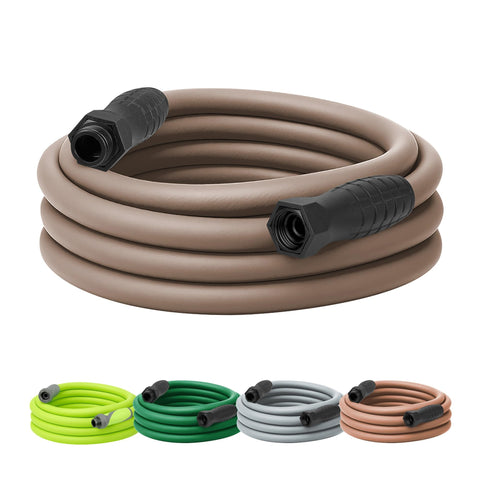 Flexzilla Colors SwivelGrip connection shows easy setup and leak-free use.