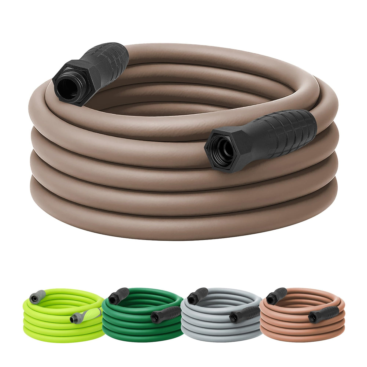 Flexzilla Colors SwivelGrip hose 50 ft showing easy swiveling to prevent tangles