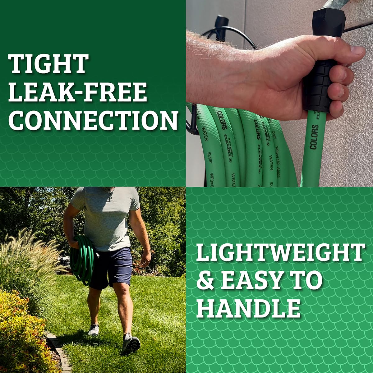 Leak-free connections ensure steady water flow for tasks.