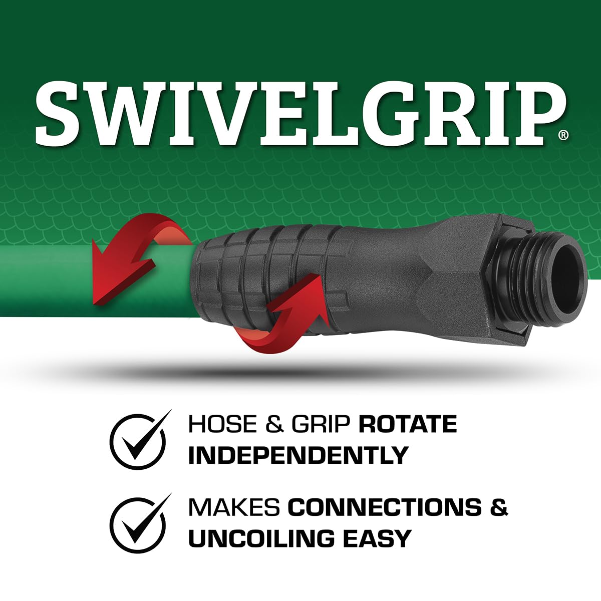 Flexzilla hose with anodized ends for leak free fittings.