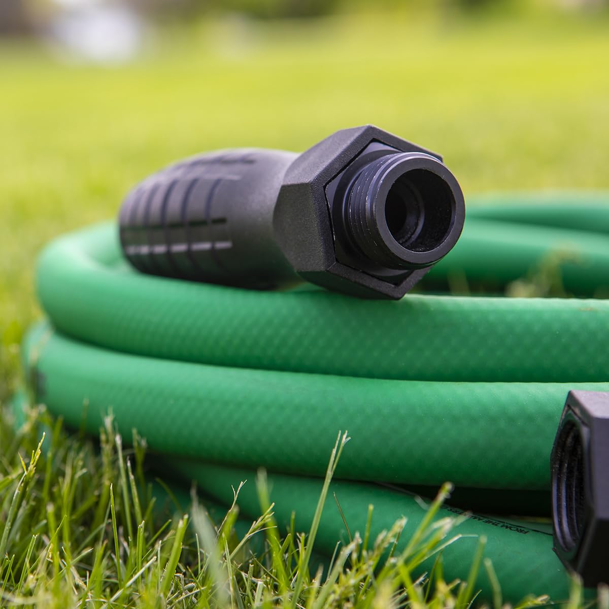 Flexzilla forest green hose measures 10 ft for compact spaces