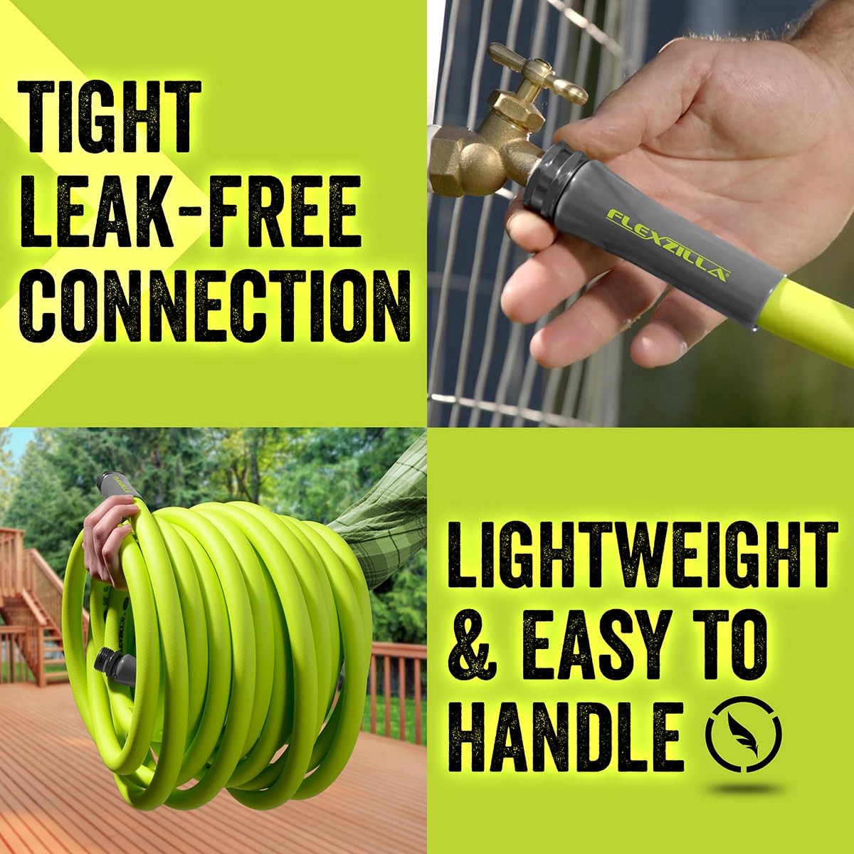 Flexzilla hose durable assembly ready for everyday yard tasks