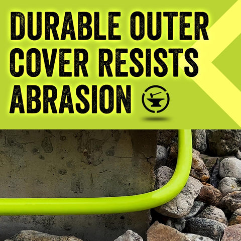 Flexzilla hose ensures leak-free spigot connections with a durable O-ring