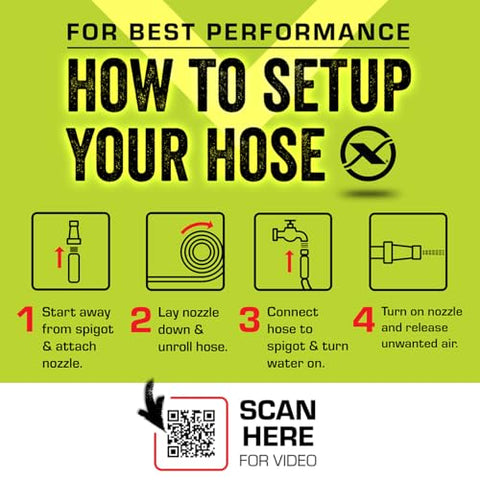 Flexzilla hose storage-friendly design enables quick setup after use