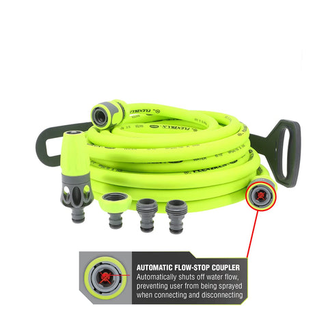 Flexzilla HFZG12050QN flow-stop coupler helps control flow.