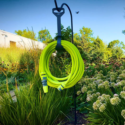 Flexzilla spigot adapter shown for convenient hose connections.
