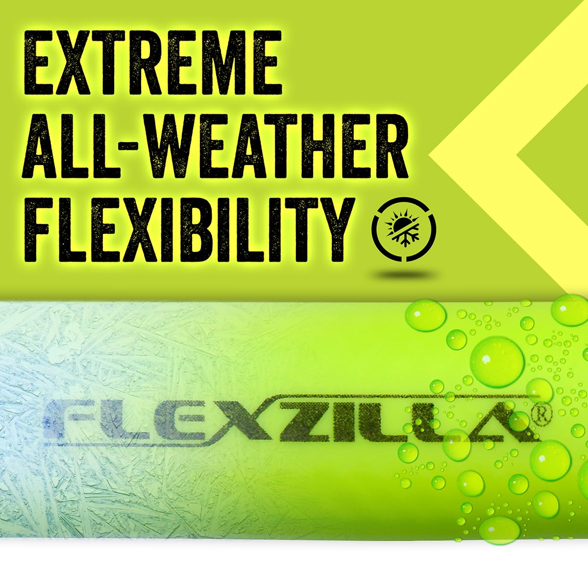 Flexzilla ZillaGreen color highlights the brand in the yard