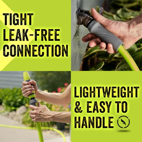Flexzilla zillagreen-color hose stands out in any garden.