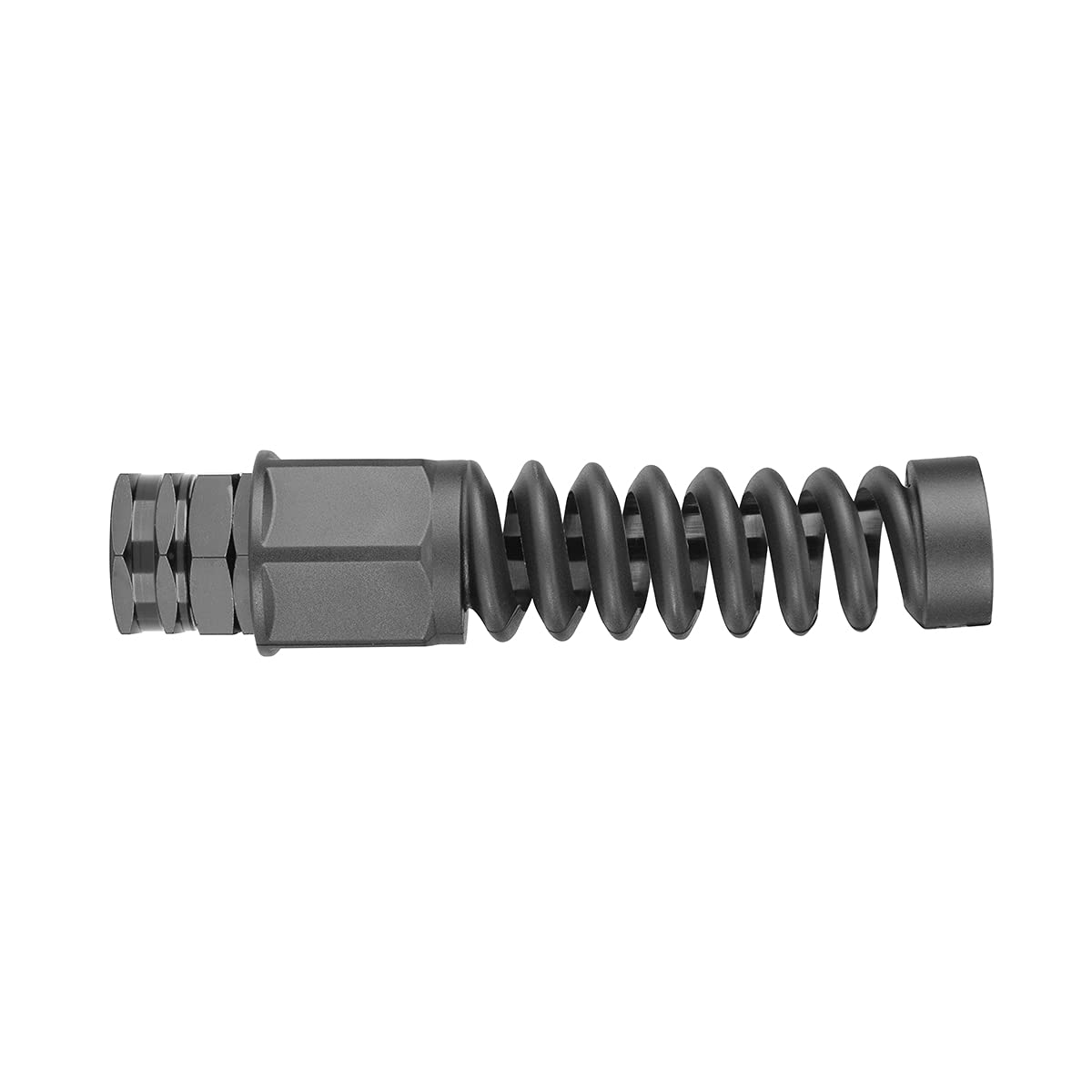 Flexzilla Pro female 5/8 inch reusable fitting ready for on-site assembly.