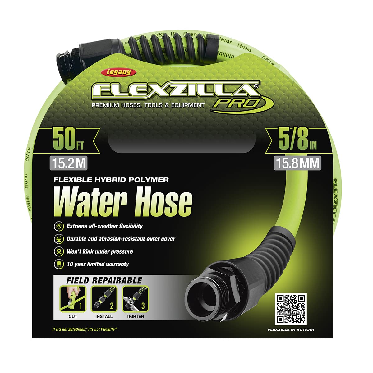 Flexzilla Pro with reusable fittings supports field repairability on the jobsite