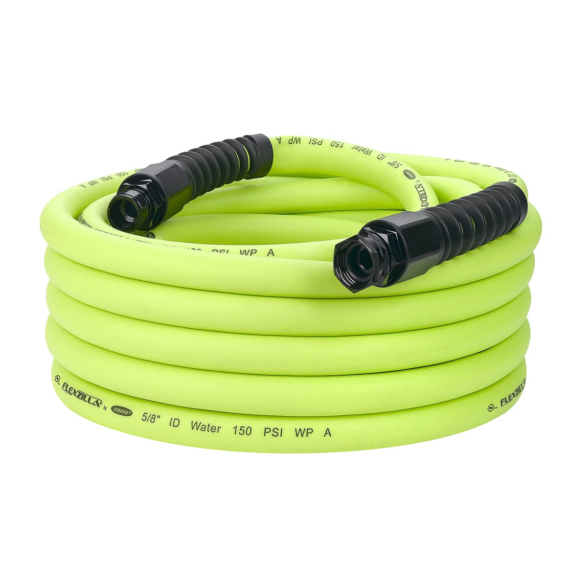 Flexzilla Pro water hose 50 ft lay-flat design for easy setup and kink resistance