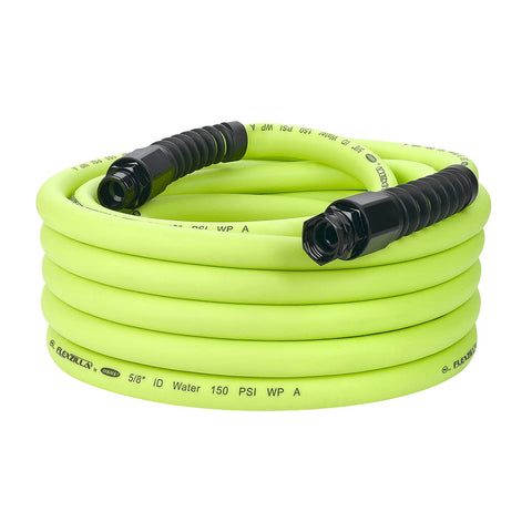 Flexzilla Pro water hose 50 ft lay-flat design for easy setup and kink resistance