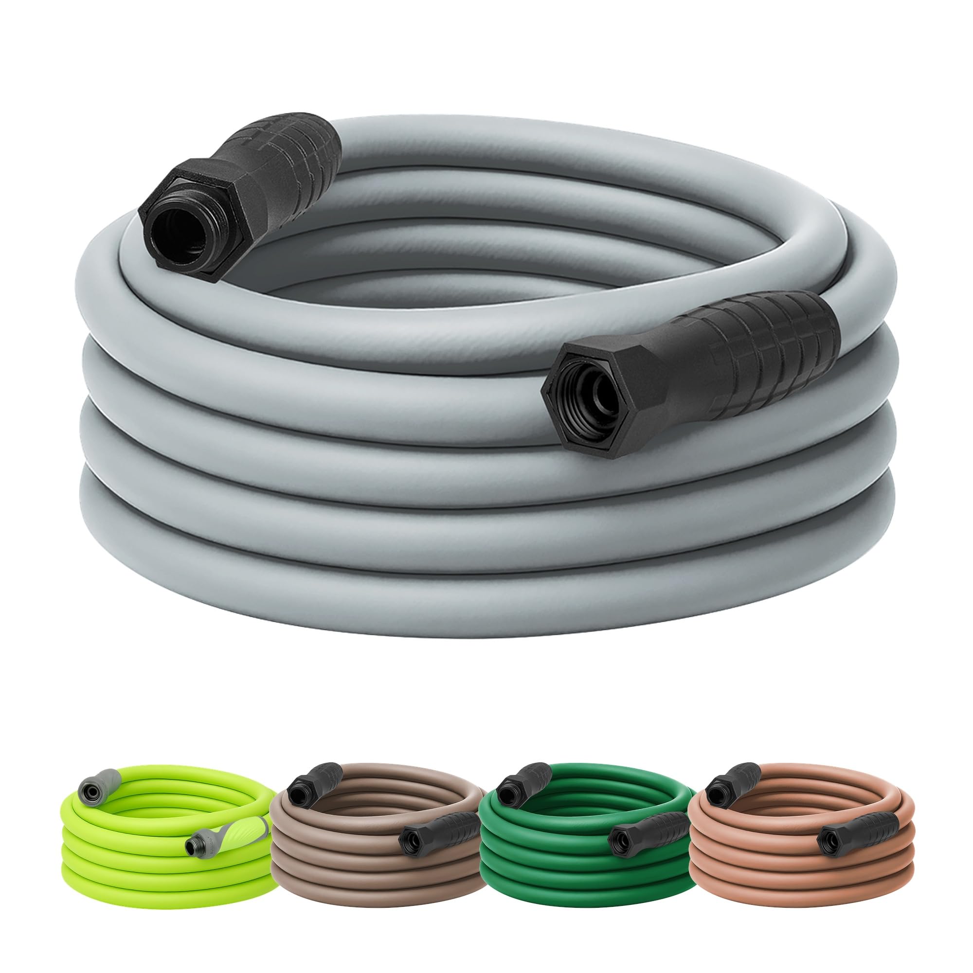 Flexzilla SwivelGrip connection ends enable effortless, leak-free hose setup.