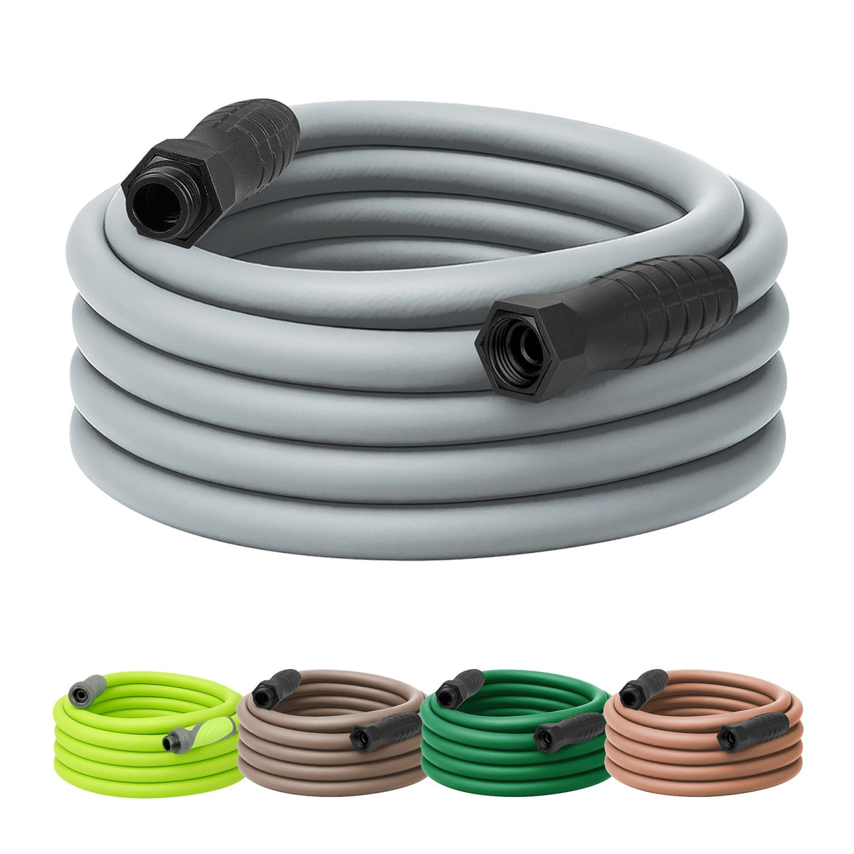 Flexzilla SwivelGrip connection ends enable effortless, leak-free hose setup.