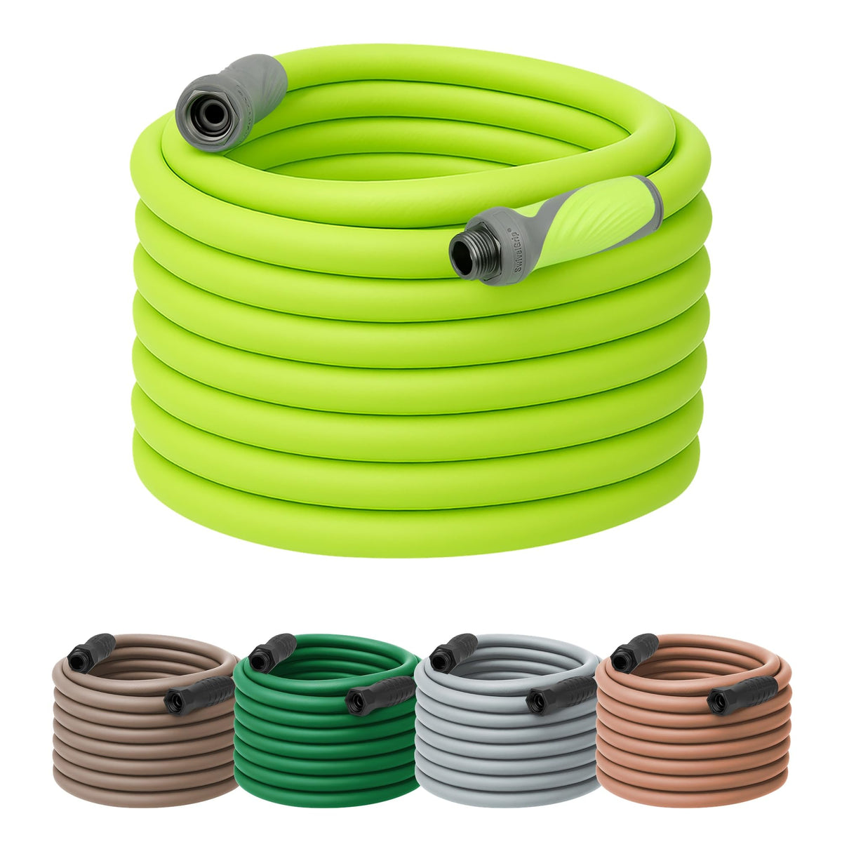 Flexzilla SwivelGrip coil-free hose uncoiling for easier use