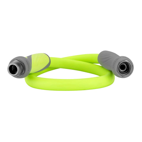 Flexzilla SwivelGrip hose showing coil relief for easier handling