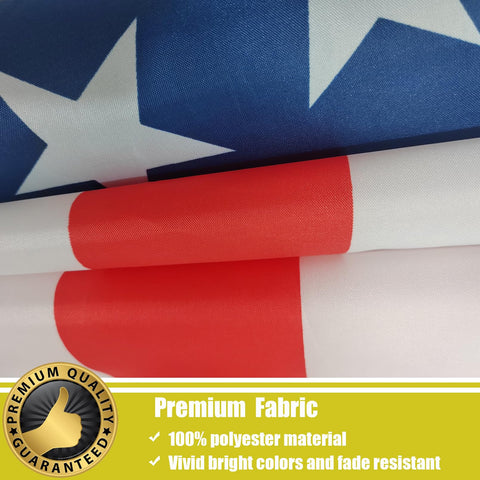FLGCLUB Betsy Ross flag brass grommets close-up for secure mounting