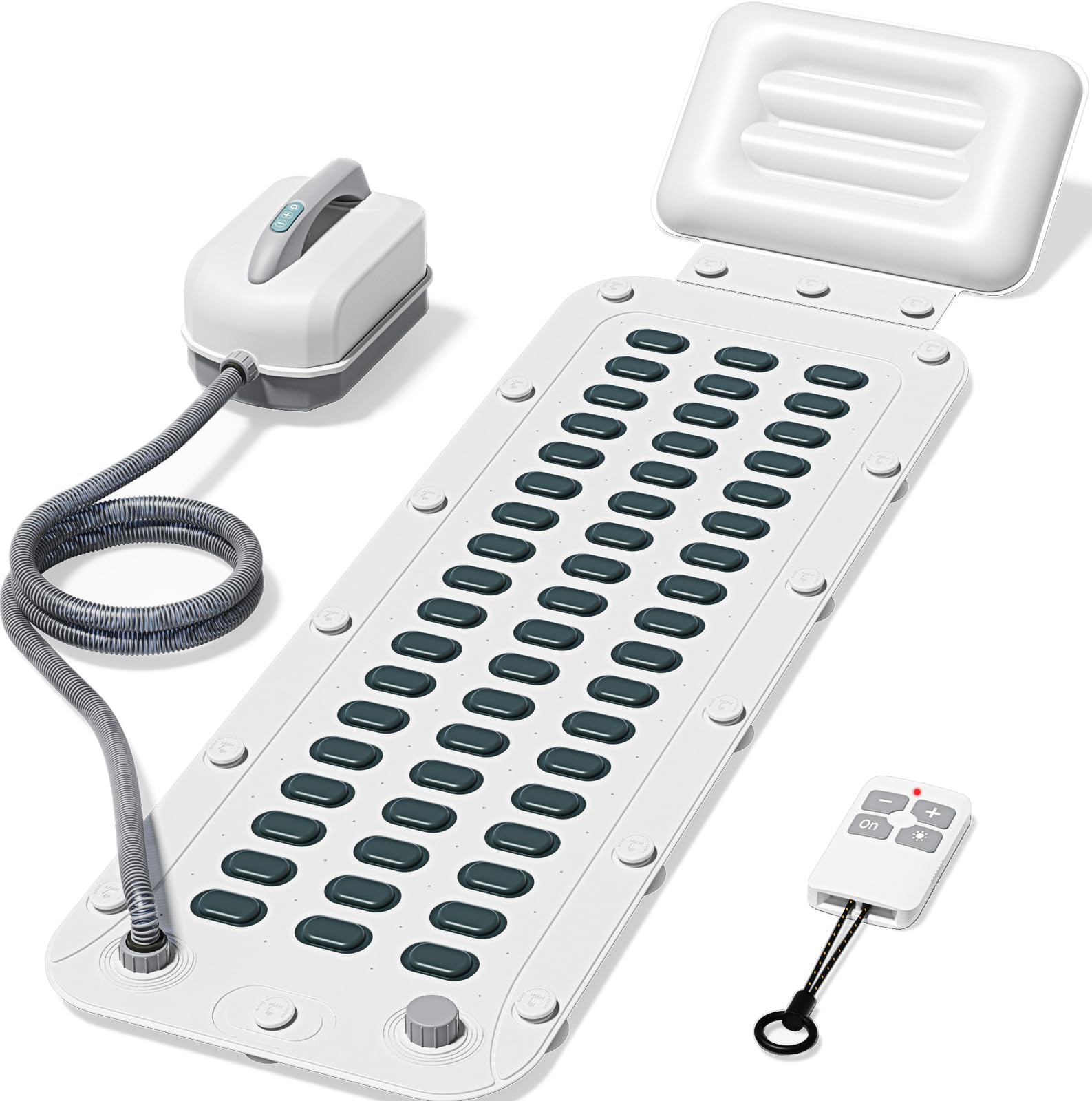 Flgocexs portable spa bubble bath massager delivers soothing bubbles for full body relief.