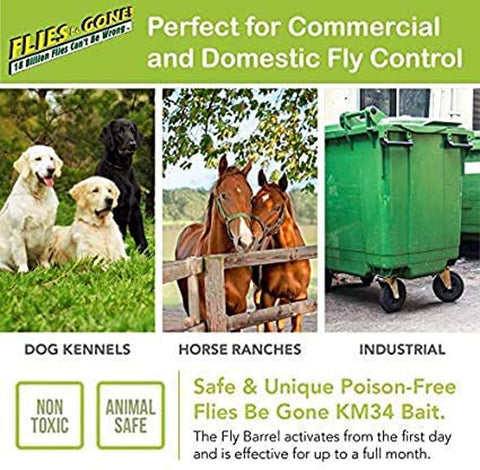 Flies Be Gone Fly Trap garden-use solution to manage flies near entrances.