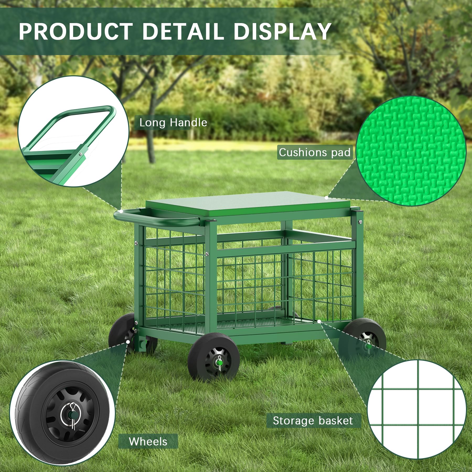 FLINTER 400-lb capacity supports tools and supplies with confidence.