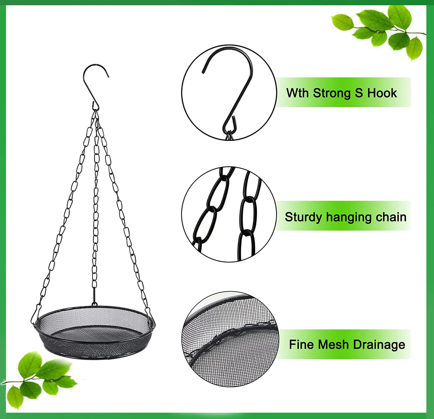 Flinter adjustable hanging chain adapts to different trees and spaces