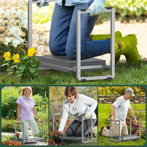 FLINTER versatile bench for cleaning, painting, and weed pulling around home
