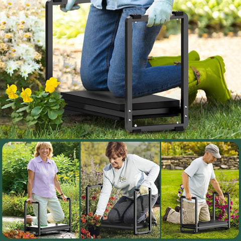 FLINTER garden kneeler in use as a seat and kneeler for tasks.