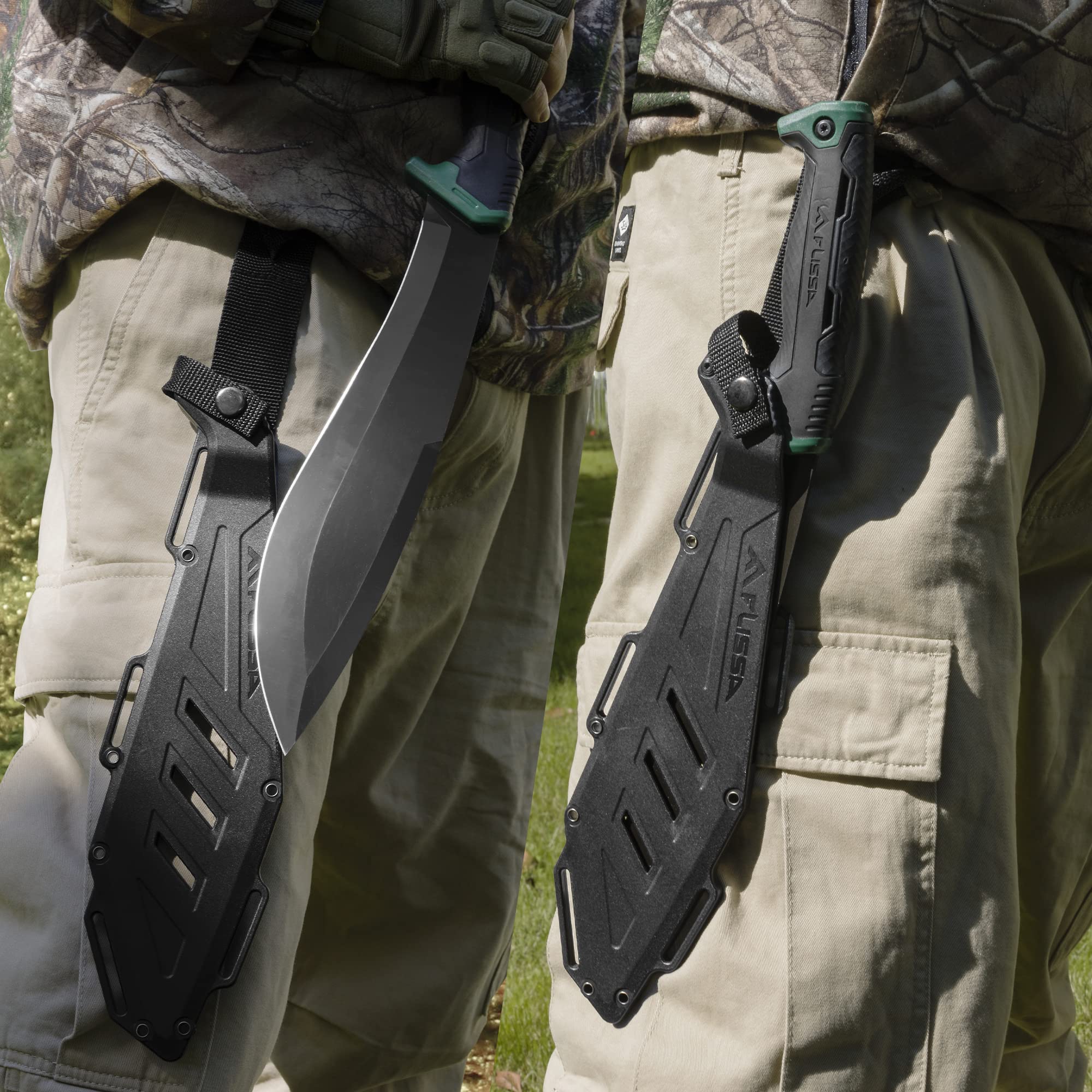 FLISSA air tech handle provides shock absorption for comfortable use