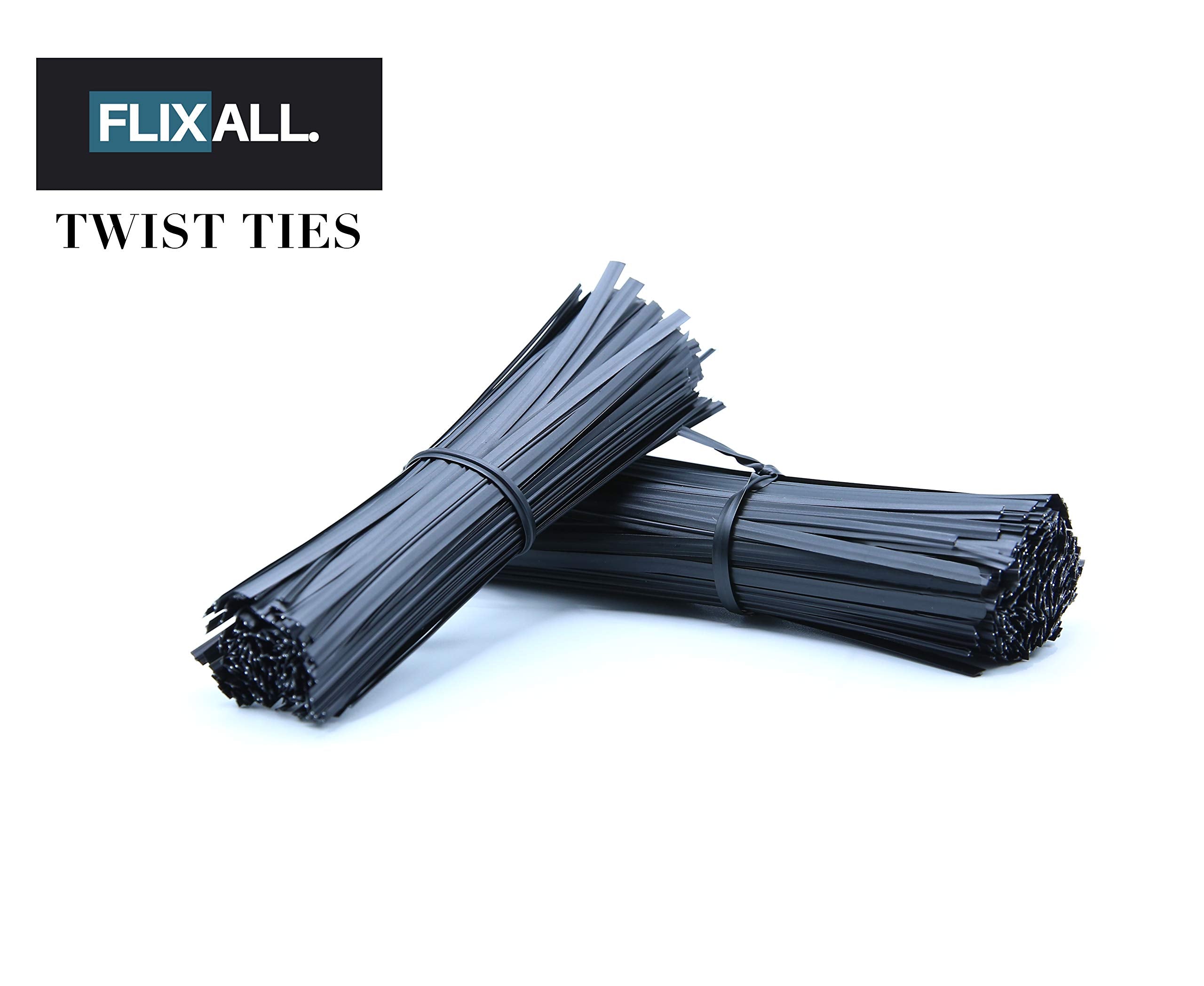 Flixall twist ties in box packaging for storage and display.