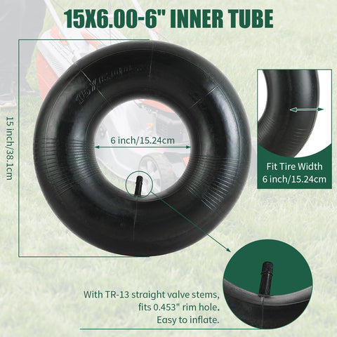 FLKQC heavy-duty inner tubes show 4x-thick butyl rubber for durability.