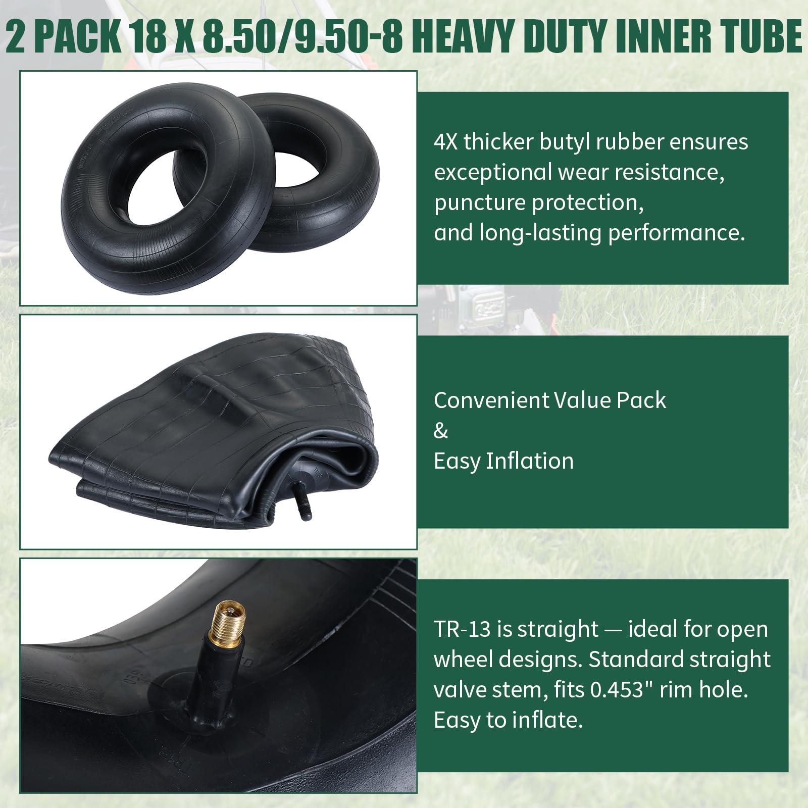 FLKQC heavy-duty butyl inner tube for rugged outdoor use