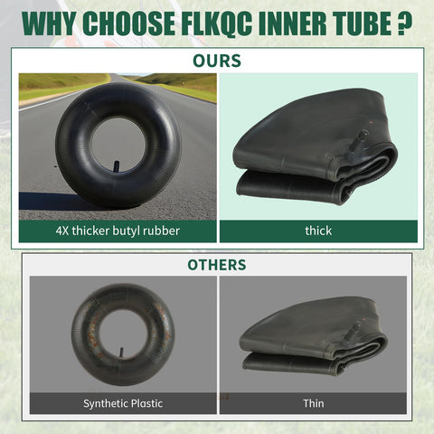 FLKQC smooth ride inner tube cushions shocks on rough terrain.