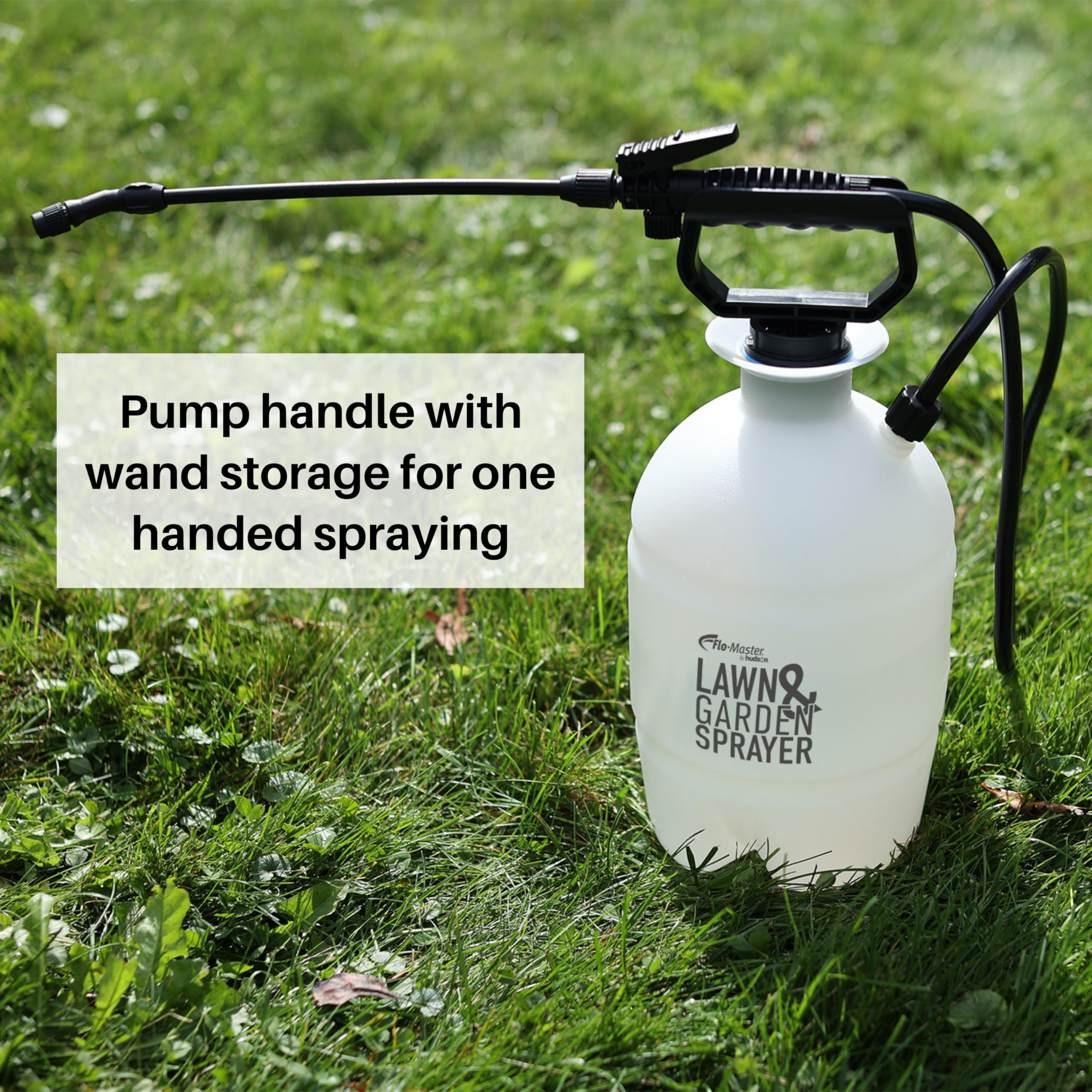 Flo-Master by Hudson quick shut-off valve for controlled spraying.