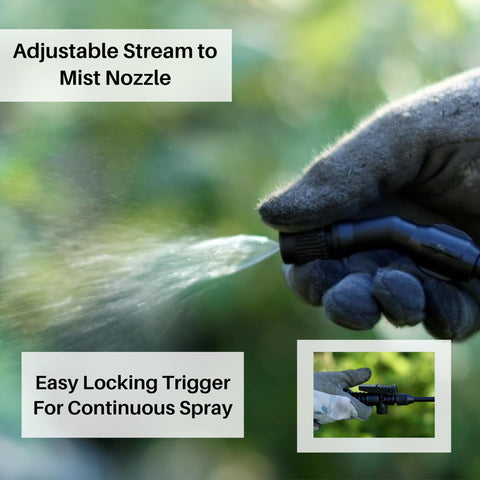 Funnel top on Flo-Master Hudson sprayer for quick, spill-free filling