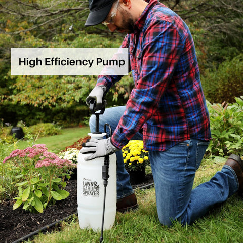 Rinse after use to extend Flo-Master Hudson sprayer life