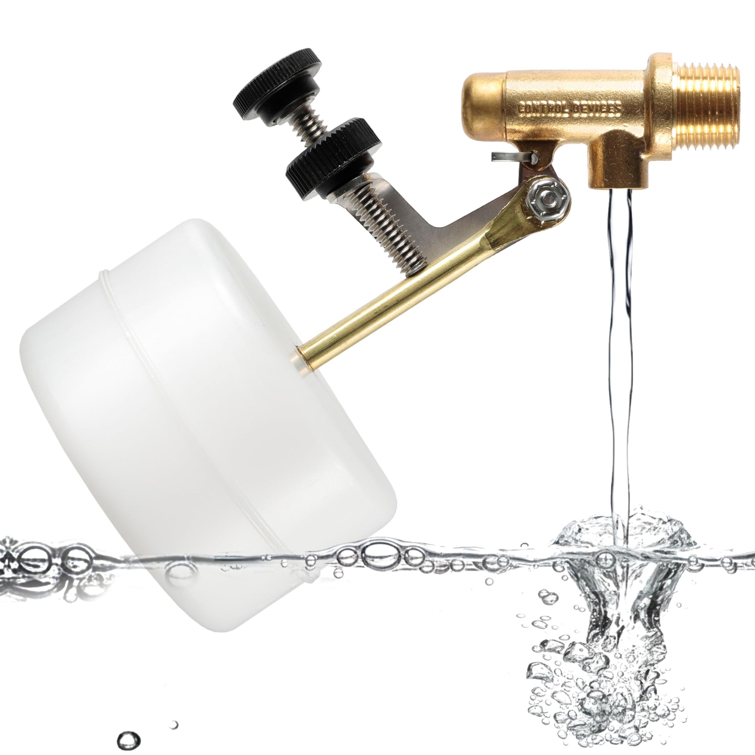 Float Tec Letro brass float valve with 3/8-inch NPT for Pentair T26