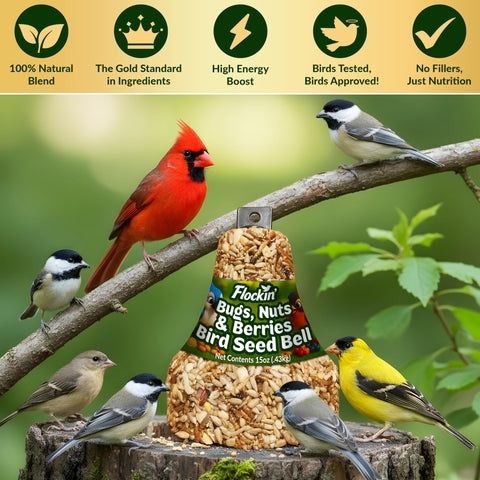 Flockin' USA-made quality ensures safe, consistent nutrition.