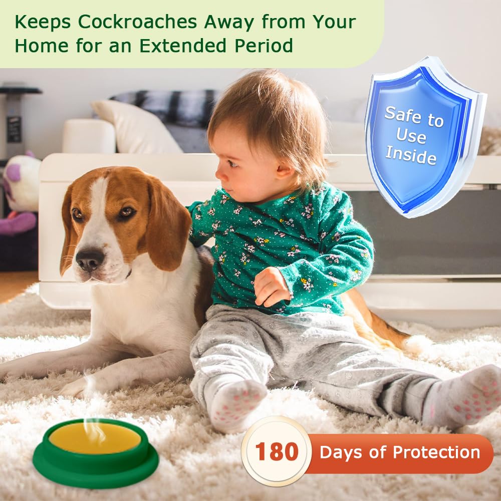 FLODTEEK 16-bait gels pack shown for extended protection against roaches.