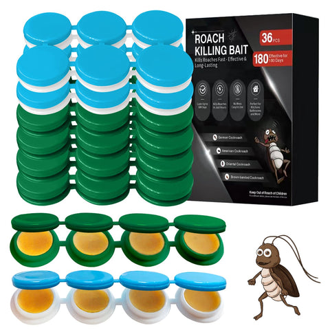 Flodteek roach gel bait 36-pack ready for long-lasting home protection.