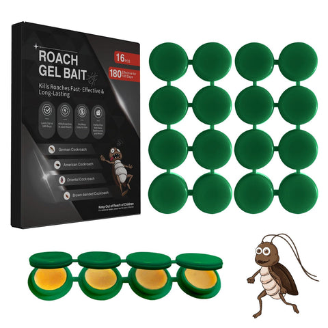 FLODTEEK roach gel bait application demonstrates precise placement for quick interior control.