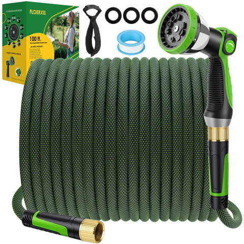 FLOERXIS multi-use hose for gardening, washing, and cleaning tasks.
